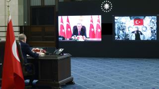 Uzay Yolcusu Gezeravcı Cumhurbaşkanı Erdoğan Ile Görüştü 2